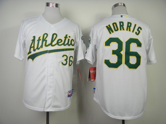 Men Oakland Athletics #36 Norris White MLB Jerseys->oakland athletics->MLB Jersey